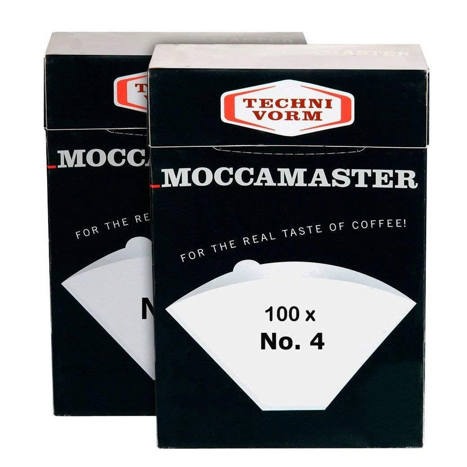 Moccamaster Technivorm no.4 White Paper Filters, one Size, 100 pack